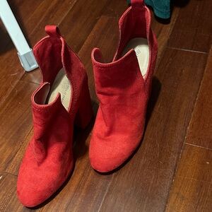 Call It Spring Red Heeled Boots